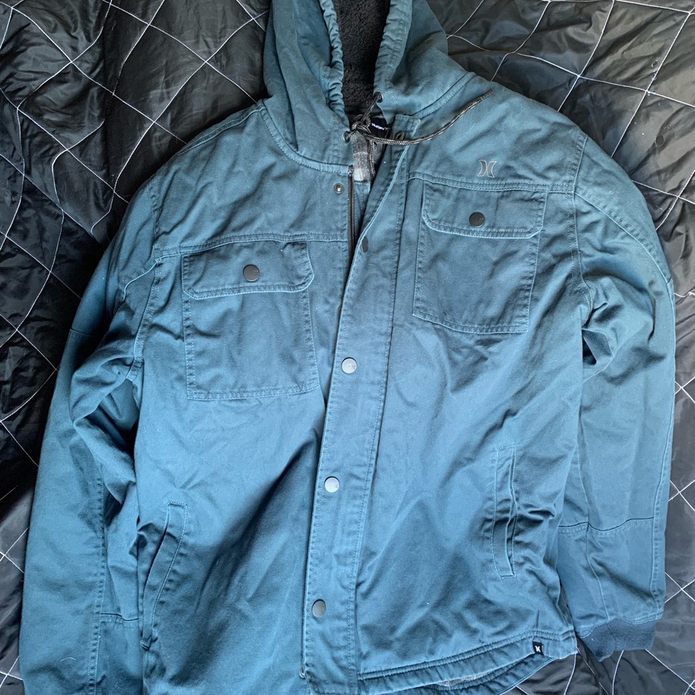 Hurley Blue Military Field Jacket